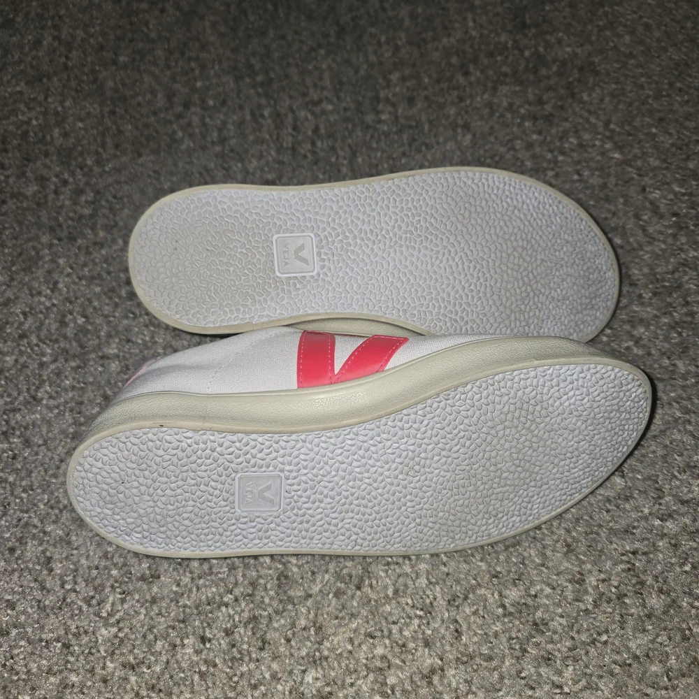 Veja Women's Canvas Esplar SE Low Sneakers In White Rose Size 7 - Picture 7 of 9